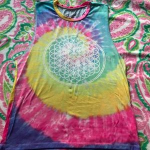 Tie dye Muscle Tee